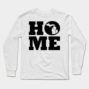 Michigan and Hawai'i HOME Roots by Hawaii Nei All Day Long Sleeve T-Shirt